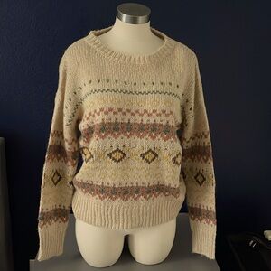 Light weight multi colored sweater
